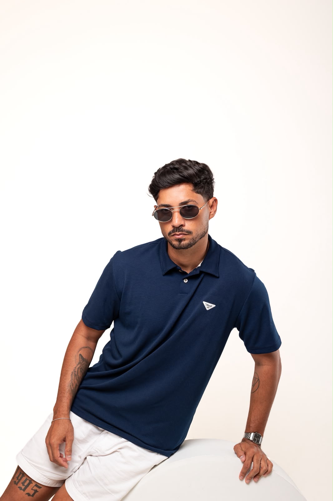 CAMISA POLO TEXTURISADA
